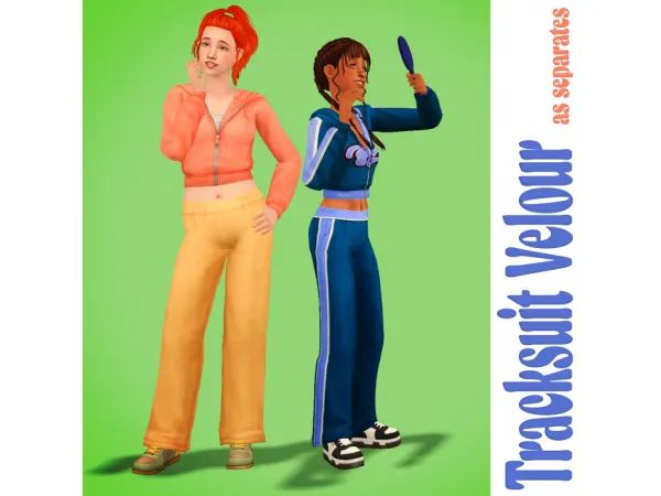 EP12 Tracksuit Velour Top - The Sims 2 Custom Content