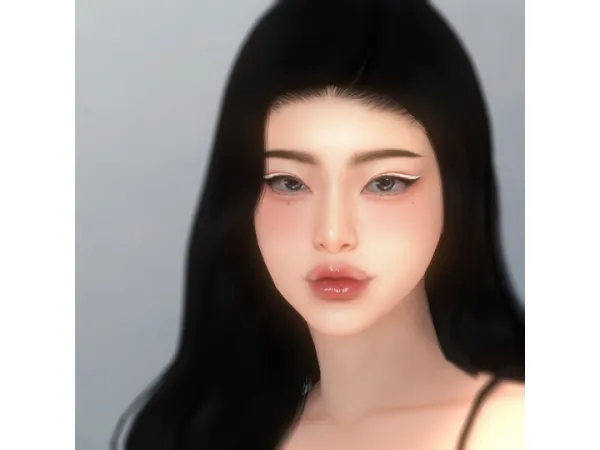 Alpha Luna EYELINER by Chih - The Sims 4 Custom Content