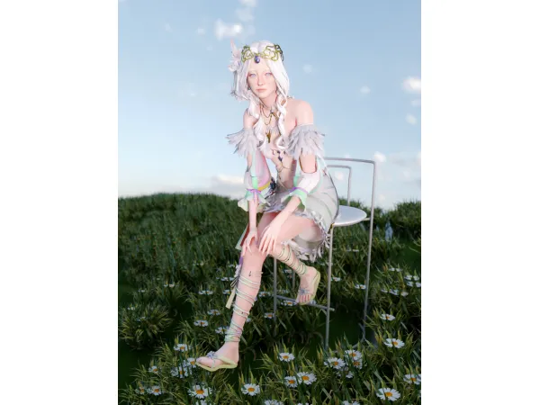 Alpha DOAXVV Jewel Opal by Simsonico - The Sims 4 Custom Content