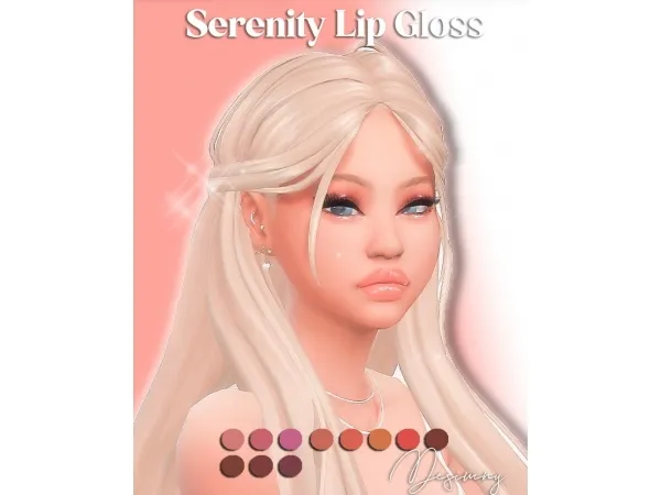 Maxis Match Serenity Lip Gloss - The Sims 4 Custom Content