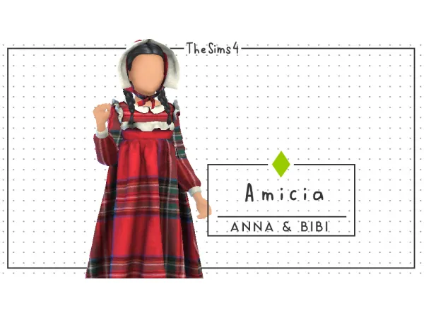 Alpha Amicia [AnnaBibi] by Anna Bibi - The Sims 4 Custom Content