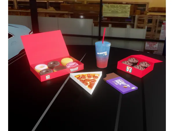 Alpha gas station snacks - The Sims 4 Custom Content