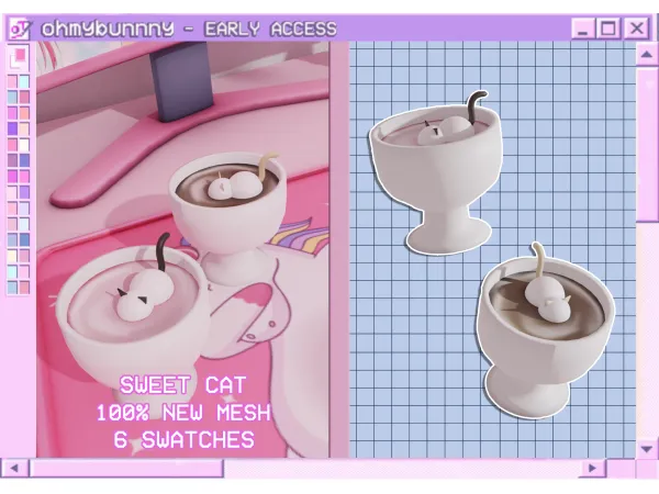 Mix SWEET CAT - The Sims 4 Custom Content
