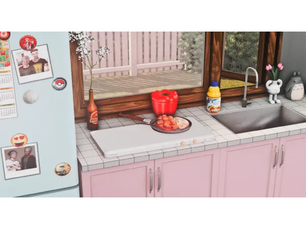 Sims3 The Plate Induction Cooktop - The Sims 3 Custom Content