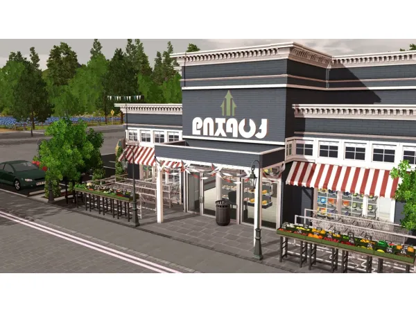 Farmer's Fresh Market - The Sims 3 Custom Content