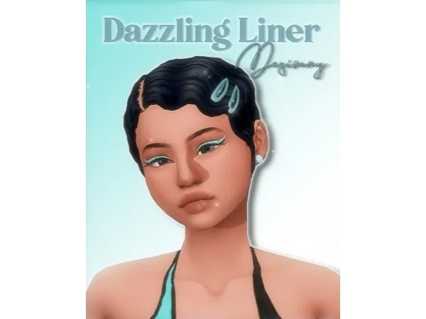 Maxis Match Dazzling Liner - The Sims 4 Custom Content