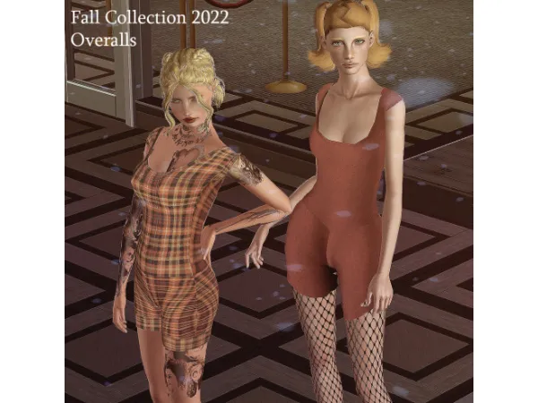 Fall Collection 2022 Overalls 10 - The Sims 3 Custom Content
