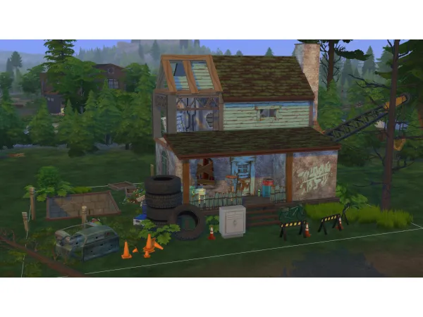 Maxis Match Abandoned runaway teen starter by Towairaito - The Sims 4 Custom Content