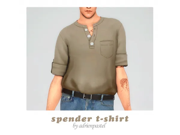 Maxis Match Men Tucked Tops Se - The Sims 4 Custom Content