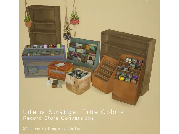 Alpha record store conversions - The Sims 4 Custom Content