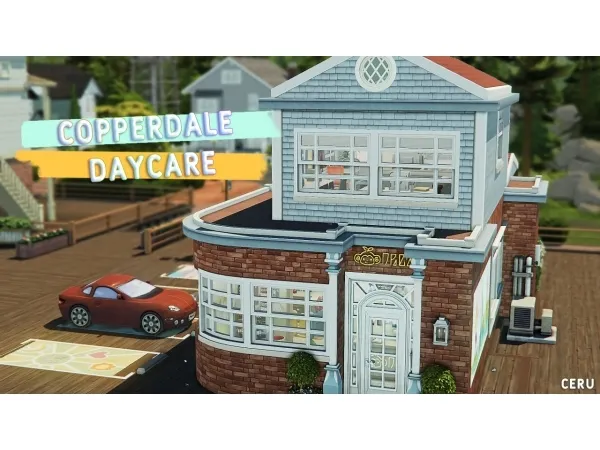 Maxis Match Copperdale Daycare - The Sims 4 Custom Content