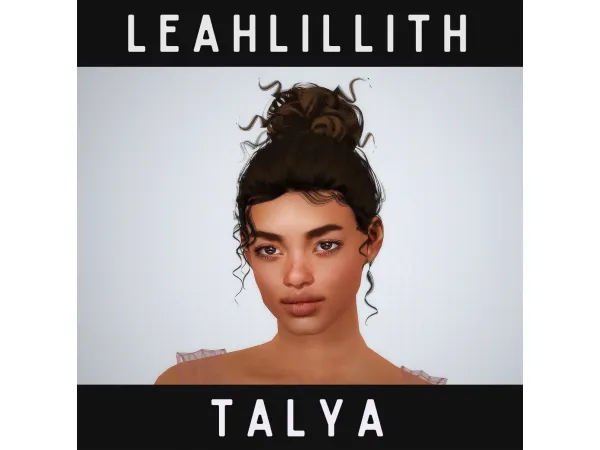 LeahLillith Talya Hairstyle - The Sims 3 Custom Content