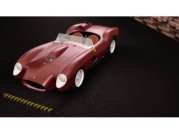s3 1958 Ferrari 250 Testa Rossa - The Sims 3 Custom Content