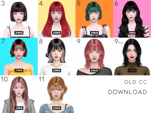 Alpha MY OLD DOWNLOAD by JINOSIMS - The Sims 4 Custom Content