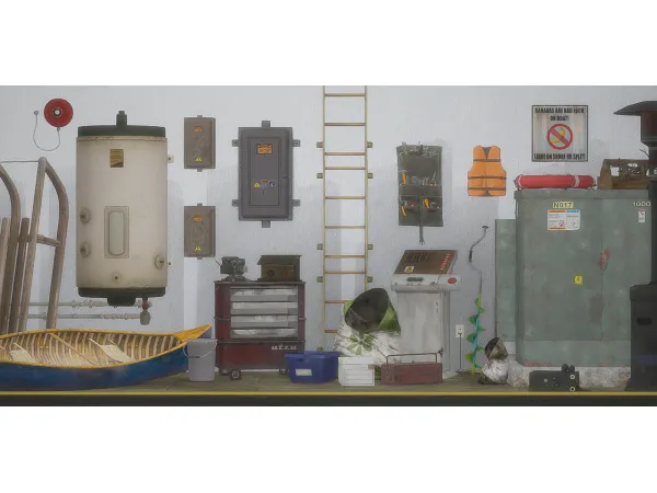 Alpha garage stuff - The Sims 4 Custom Content