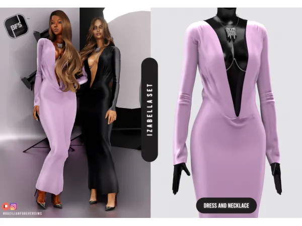 Alpha 27 IZABELLA SET - The Sims 4 Custom Content