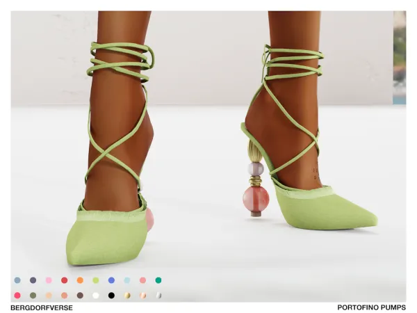 Alpha Portofino Pumps - The Sims 4 Custom Content