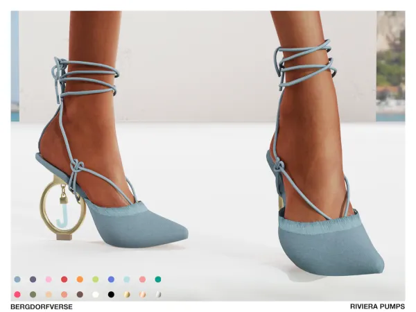 Alpha Riviera Pumps - The Sims 4 Custom Content