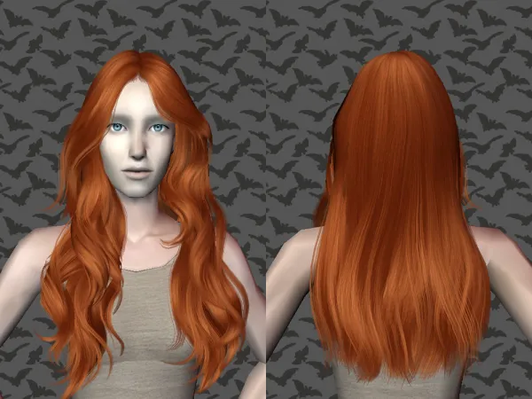 Ginger red hair - The Sims 2 Custom Content