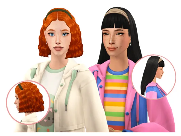EP12 Short Curl - The Sims 2 Custom Content