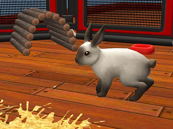 Rabbit pen a default replacement - The Sims 2 Custom Content