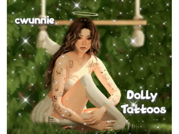 Mix Dolly Tattoos - The Sims 4 Custom Content
