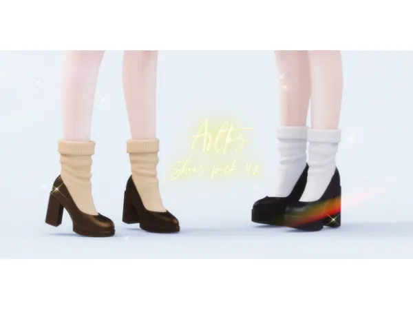 Alpha Shoes pack 42 by Arltos - The Sims 4 Custom Content