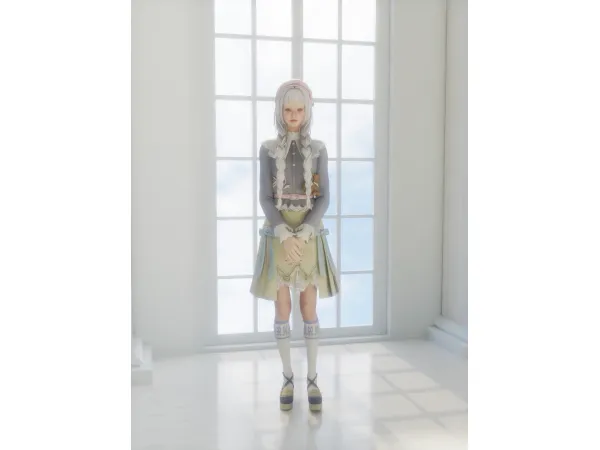 Alpha Shining Nikki Little Bear And Memories by Simsonico - The Sims 4 Custom Content