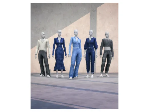 Maxis Match Urban City II (50 color) by Rusty's - The Sims 4 Custom Content