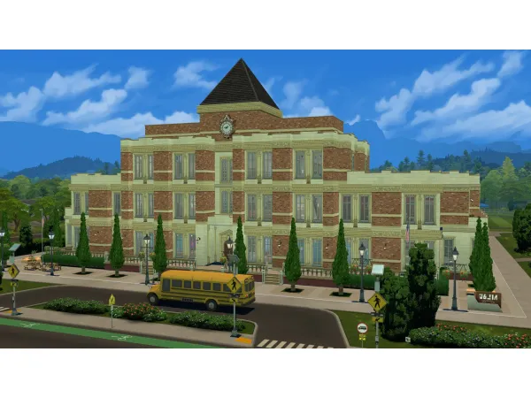 Maxis Match The New Copperdale High School by JasonRMJ - The Sims 4 Custom Content