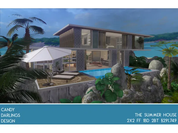 THE SUMMER HOUSE - The Sims 2 Custom Content
