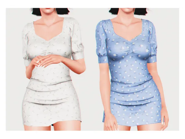 Voltage Dress by simsfinds - The Sims 3 Custom Content