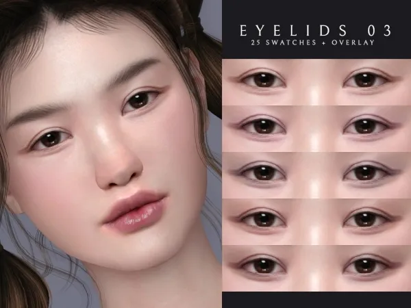 Alpha Eyelids 03 - The Sims 4 Custom Content