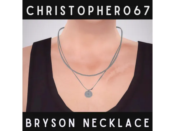 Christopher067 Bryson Necklace - The Sims 3 Custom Content