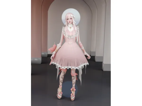 Alpha Shining Nikki Butterfly Lolita by Simsonico - The Sims 4 Custom Content