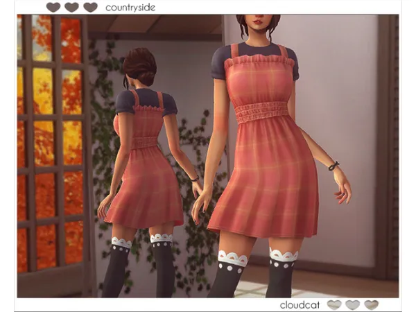 Maxis Match Countryside Set by cloudcat - The Sims 4 Custom Content