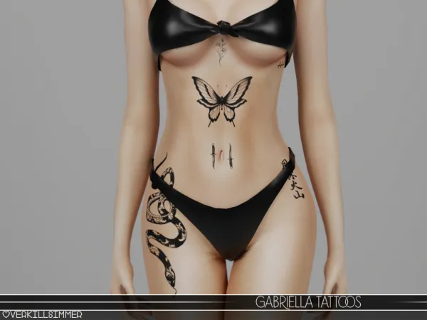 Gabriella tattoos