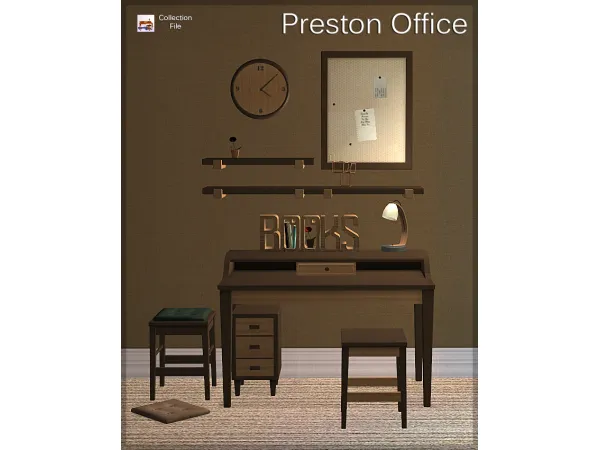 Preston Office - The Sims 2 Custom Content