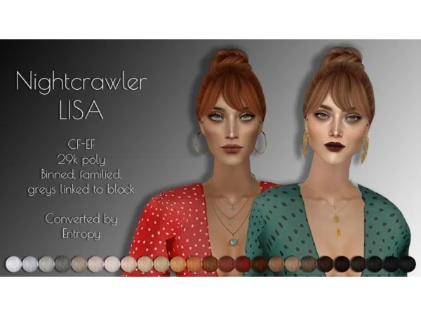 Two 4t2 female hairstyles - The Sims 2 Custom Content