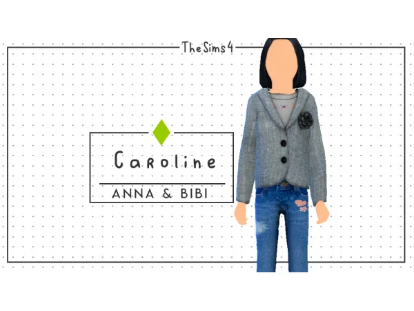Alpha Caroline Anna Bibi - The Sims 4 Custom Content