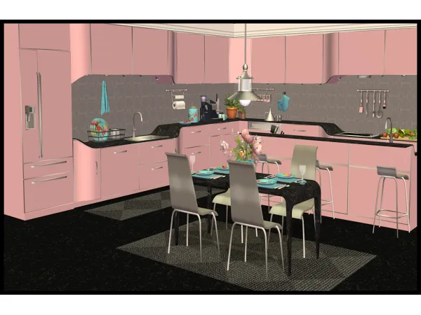 SDA Venus Kitchen - The Sims 2 Custom Content