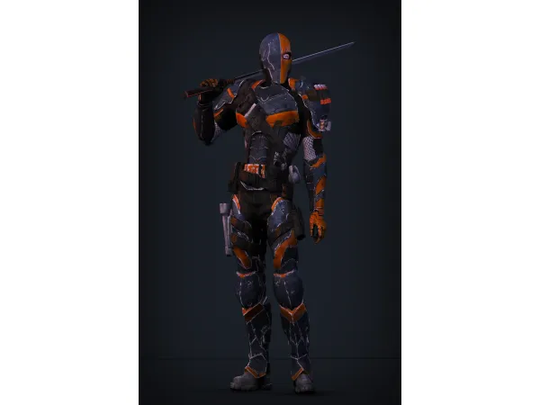 Alpha Deathstroke by plazasims - The Sims 4 Custom Content