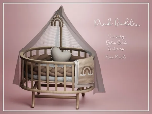 Nursery Boho Crib