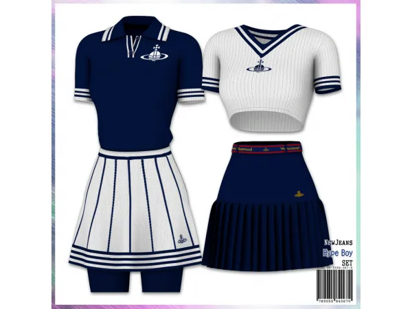 Alpha NewJeans Hype Boy Set by simsfinds - The Sims 4 Custom Content