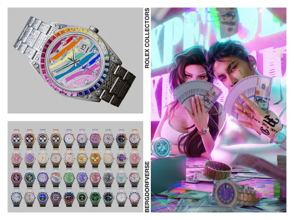 Alpha Rolex Collectors Watch - The Sims 4 Custom Content