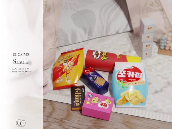 Alpha Snack by EggU - The Sims 4 Custom Content