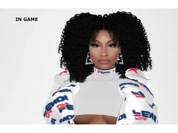 Alpha Nicki Minaj SIM by moon4sims - The Sims 4 Custom Content