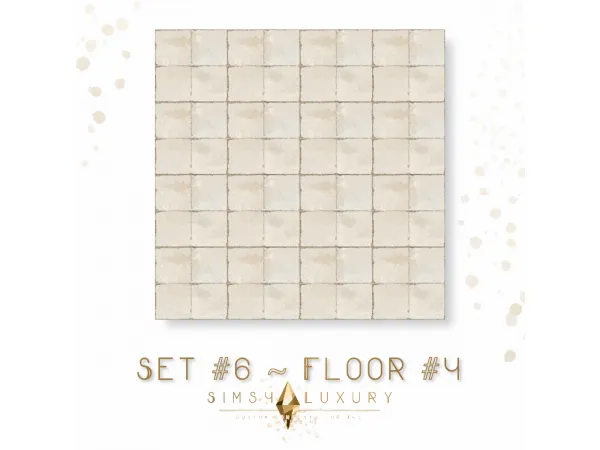 Alpha Set 6 Floors 4 by simsfinds - The Sims 4 Custom Content