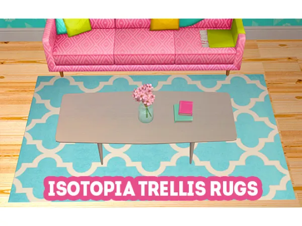 [ ] Isotopia trellis rugs - The Sims 2 Custom Content