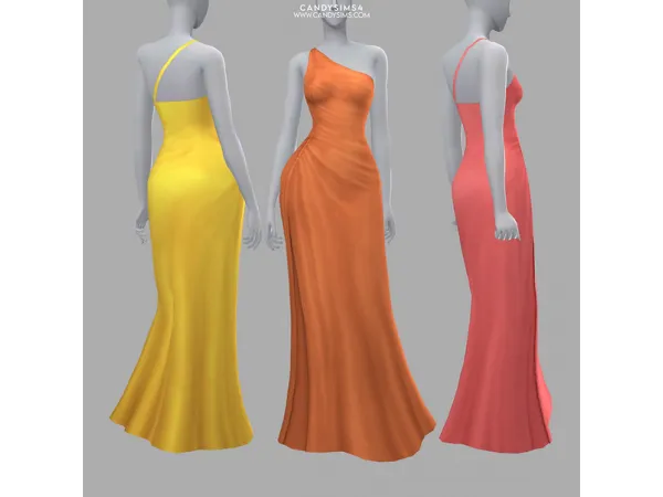 Maxis Match Aphrodite long dress - The Sims 4 Custom Content